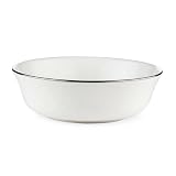Lenox Floral Veil Bone China Platinum Banded All Purpose Bowl