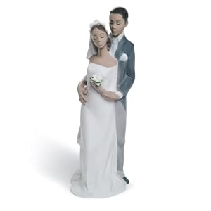 Lladro Forever Yours Porcelain Figurine Cake Topper by