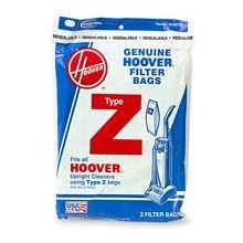 Hoover Type Z Power Drive/Dimension Upright Vacuum Cleaner Replacement Bags, Package of 3