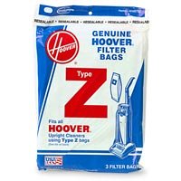 Hoover Type Z Power Drive/Dimension Upright Vacuum Cleaner Replacement Bags, Package of 3
