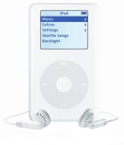 Apple Ipod White Click Wheel 20GB MP3 Player M9282LL/A (4th Generation)