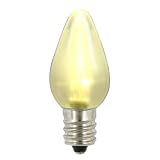 Club Pack of 25 Warm Clear LED C7 Satin Christmas Replacement Bulbs
