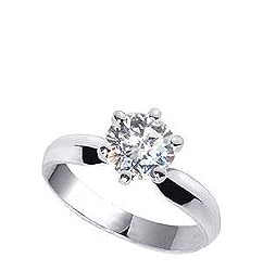 Round Brilliant Cut Clear Cubic Zirconia Solitaire 3 MM Band .925 Sterling Silver Ring Size 5