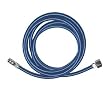 Harder & Steenbeck Braided hose complete, 10 ft. with adjustable quick coupling nd 2.7, connection 1/4"