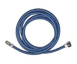 Harder & Steenbeck Braided hose complete, 10 ft. with adjustable quick coupling nd 2.7, connection 1/4"