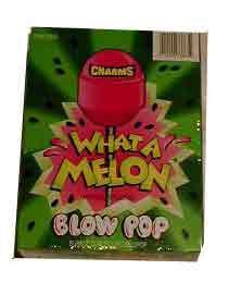 Charms What-a-Melon Blow Pops (Blo Pops) Lollipops by Charms