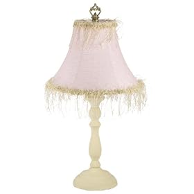 Vintage Teaberry Lamp & Shade