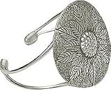 Presents for Girls - Costume Jewelry Cuff Bracelet Sterling Silver in Indian-Style (brclt155)
