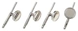 Sterling Silver Round Dress Shirt Studs