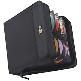 Case Logic Nylon CDW208-Disc Wallet (Holds 208 CD DVD) by CD Player