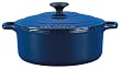 Chasseur Cast Iron Round Casserole 24cm 3.5l Cobalt Blue