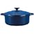 Chasseur Cast Iron Round Casserole Blue 22cm