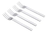 Zack 20834 PURE cake fork. set of 4 Stainless Steel