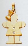 Girl Diamond Childs Charm - XK461AA
