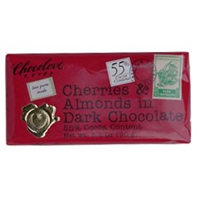 55% Dark Chocolate - with Cherries & Almonds, 12 Units / 3.2 oz