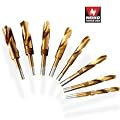 Heavy Duty Cobalt Silver & Demming Reduced Shank Drill Bit Set