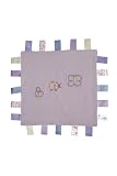 from Slumbersac Slumbertag Baby Comfort Tag Blanket Lilac Butterfly (Model Slumbertag)
