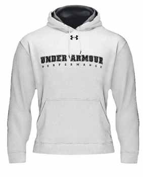 Under Armour Fleece Lettermann Hood,white