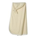 Ecoland for Angel Organic Cotton Baby's Blanket and Knot Hat Set - White