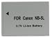 Battery for Canon Digital IXUS: 800 IS, 850 IS, 860 IS, 870 IS, 90 IS, 900 TI, 950 IS, 960 IS, 970 IS, 980 IS, 990 IS,