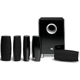 JBL CS6100BG Complete 6-Piece Home Theater Speaker System (Black Gloss)