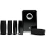 JBL CS6100BG High Performance, complete 6-Piece Home Theater Speaker System with Brackets (Black Gloss)