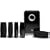 JBL CS6100BG Complete 6-Piece Home Theater Speaker System (Black Gloss)