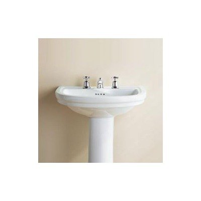 Porcher 2036.8-00.071 Calla Ii Ped Lavatory 8 In Por Biscuit