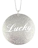 Zo� Chicco Lucky Textured Disc Necklace - 18 Inches