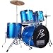 P.P. 5 Piece Drum Kit, Blue