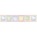Dove Dreams Wall Border - Pink (5 yards)