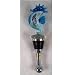 Tropical Seahorse Wine Bottle Glass Art Topper Stopper