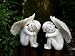 Outdoor Living : PAIR OF CHERUBS STATUES