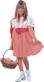Red Riding Hood Fancy Dress Costume (child size) - Large
