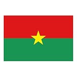 2 x 3 FT - BURKINA FASO FLAG - INDOOR-PARADE