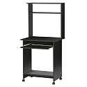 Computer Table with Hutch - Black