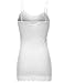 Plus djustable Lace Long Cotton Cami Tops