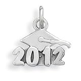 "2012" with Graduation Cap Charm