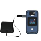 Emergency AA Battery Charge Extender for the Motorola RAZR V3x - Gomadic Brand w/ TipExchange Technology