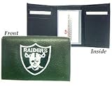 Oakland Raiders Wallet: Embroidered Trifold