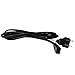 NgoSew Power Lead Cord for Husqvarna Viking Emerald 116, Emerald 118, Emerald 122, Huskystar 219, HuskyStar 224, Mega Quilter 1200, C10, C20