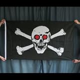 Outdoor Living : Pirate Flag - Red Eyes