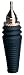 Monster Cable ML SGP-H Monster Lock Master Pin Modular Speaker Cable Termination Post Base 2-Pair MLock Master Pin