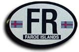 Faroe Islands - Oval decal