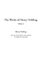 The Works of Henry Fielding: Volume 2