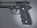 Hogue&reg; Rubber Wraparound Grips With Finger Grooves Beretta 92F 92FS 92SB 96 and M-9