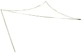 Coolaroo Quik'N EZ Triangle Shade Sail with Pole, Pebble, 9-Feet 10-Inch