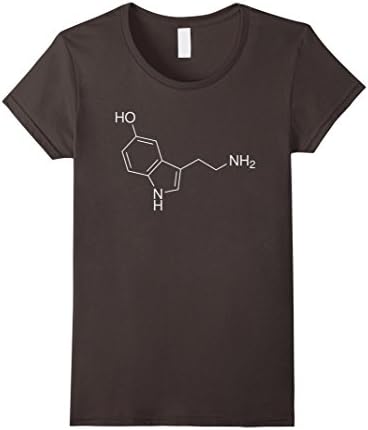 Serotonin chemical symbol T-Shirt - Female Small - Asphalt