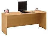 Corsa Light Oak Finish 72" Credenza by Bush Furniture