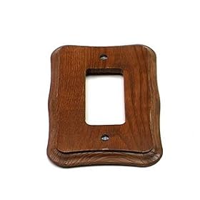 6 Pack of 176R T-OAK SGL GFCI PLATE by